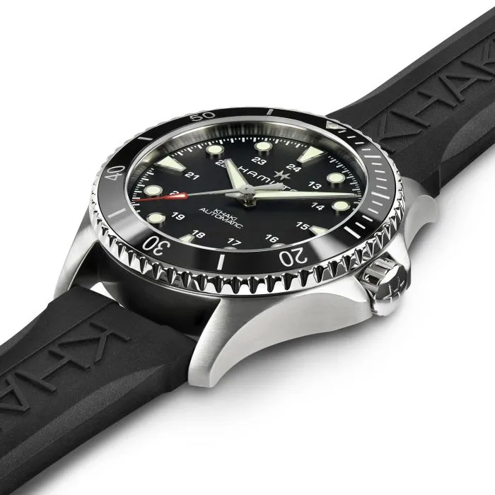 Hamilton Khaki Navy Scuba Auto Otomatik Siyah H82515330 detay görseli 1