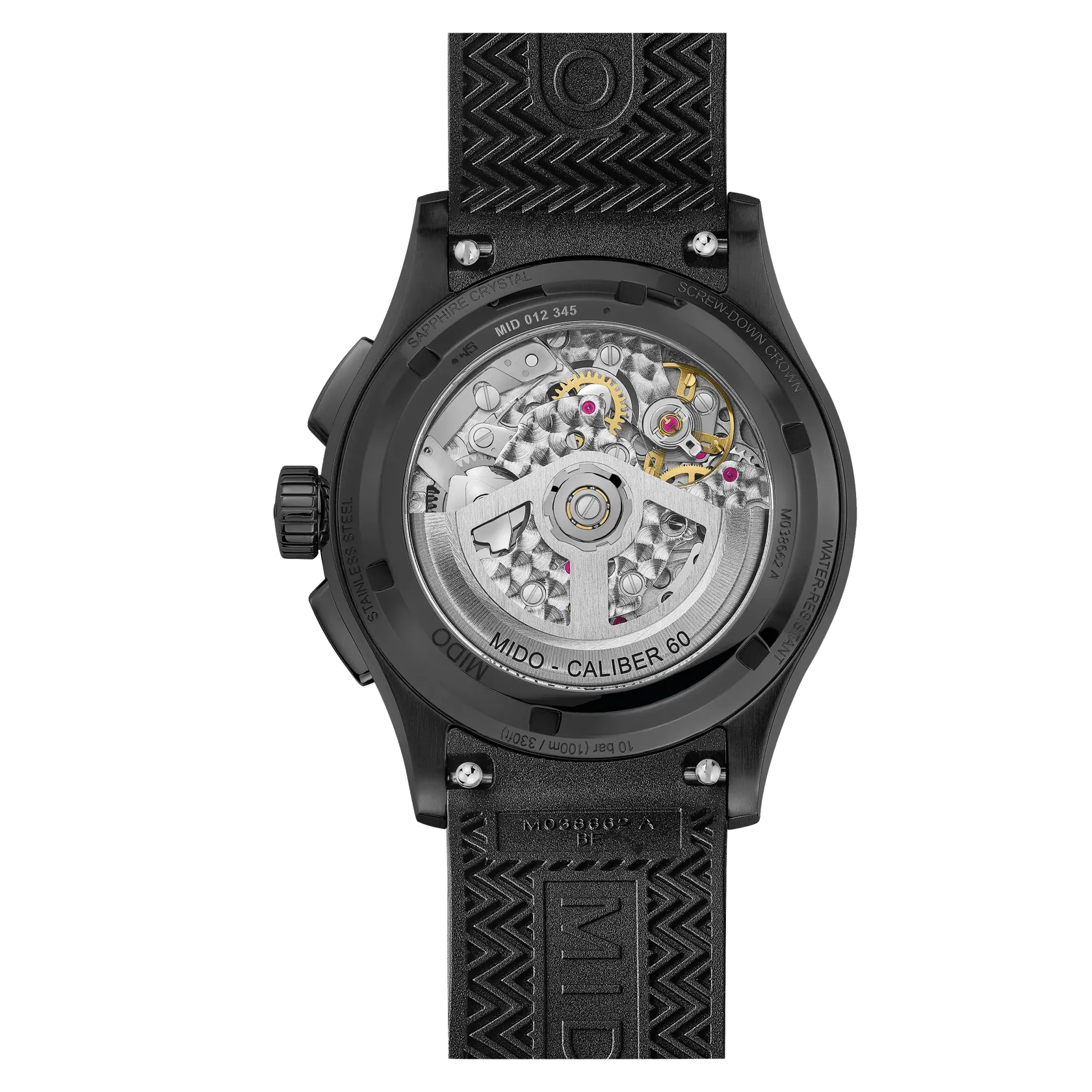 Mido Multifort Skeleton Chronograph Otomatik M0386623705000 detay görseli 1