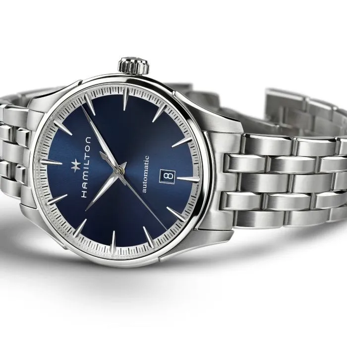 Hamilton Jazzmaster Otomatik Mavi H32475140 detay görseli 2