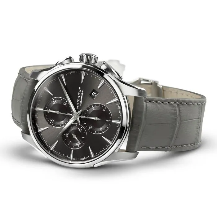 Hamilton Jazzmaster Auto Chrono Otomatik Gri H32586881 detay görseli 4