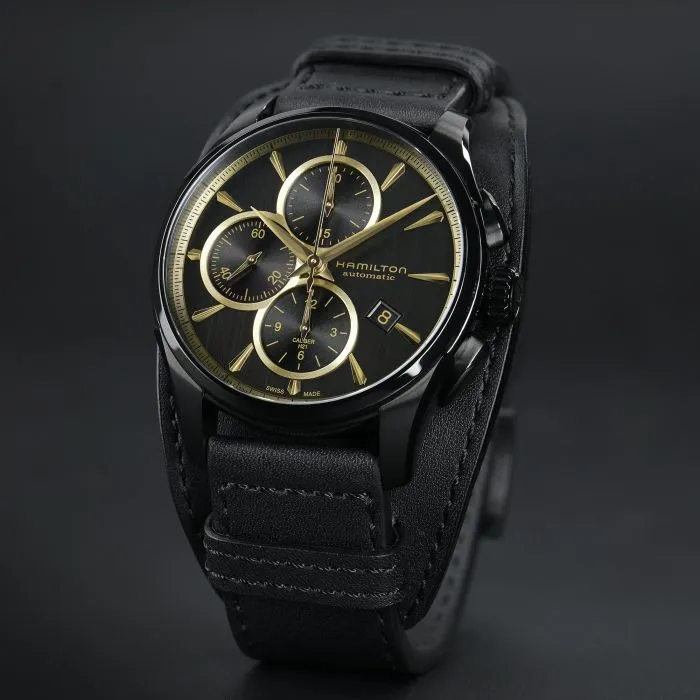Hamilton Jazzmaster Auto Chrono Otomatik Siyah H32506730 detay görseli 4
