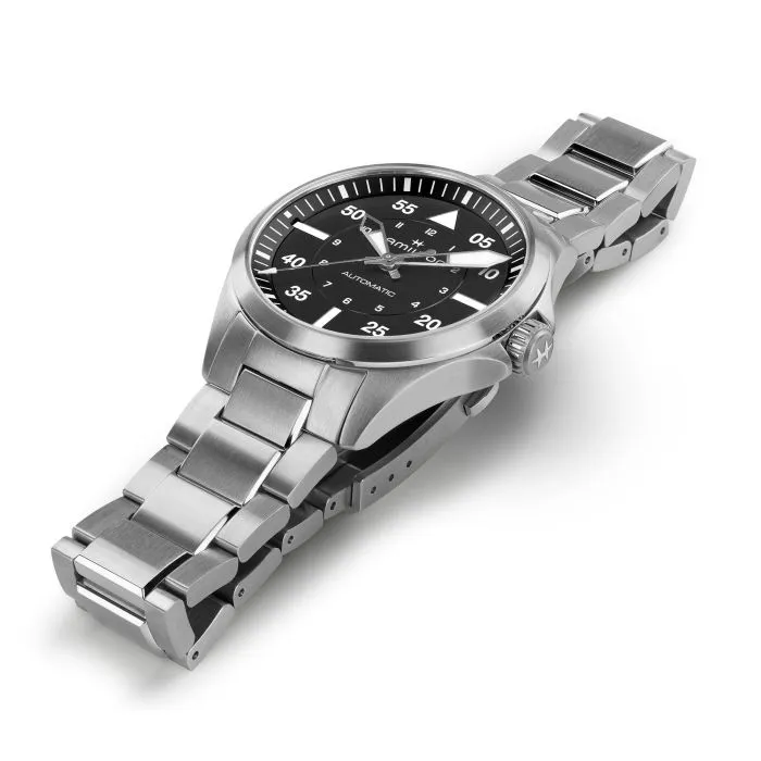Hamilton Khaki Aviation Pilot Auto 39mm Automatic Black H76305130 detay görseli 4