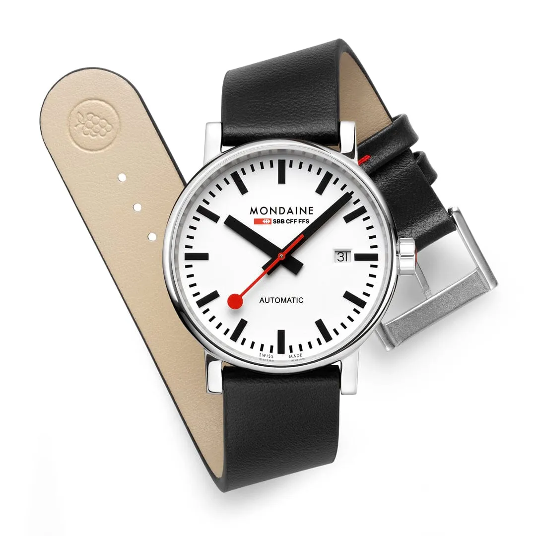 Mondaine Evo2 Otomatik Siyah MSE40610LBV detay görseli 1