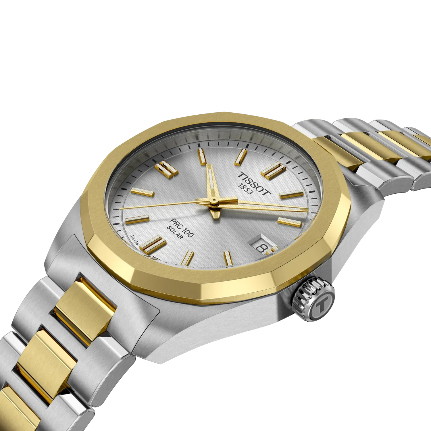 Tissot PRC 100 Solar 34mm Gümüş T1518222203100 detay görseli 4