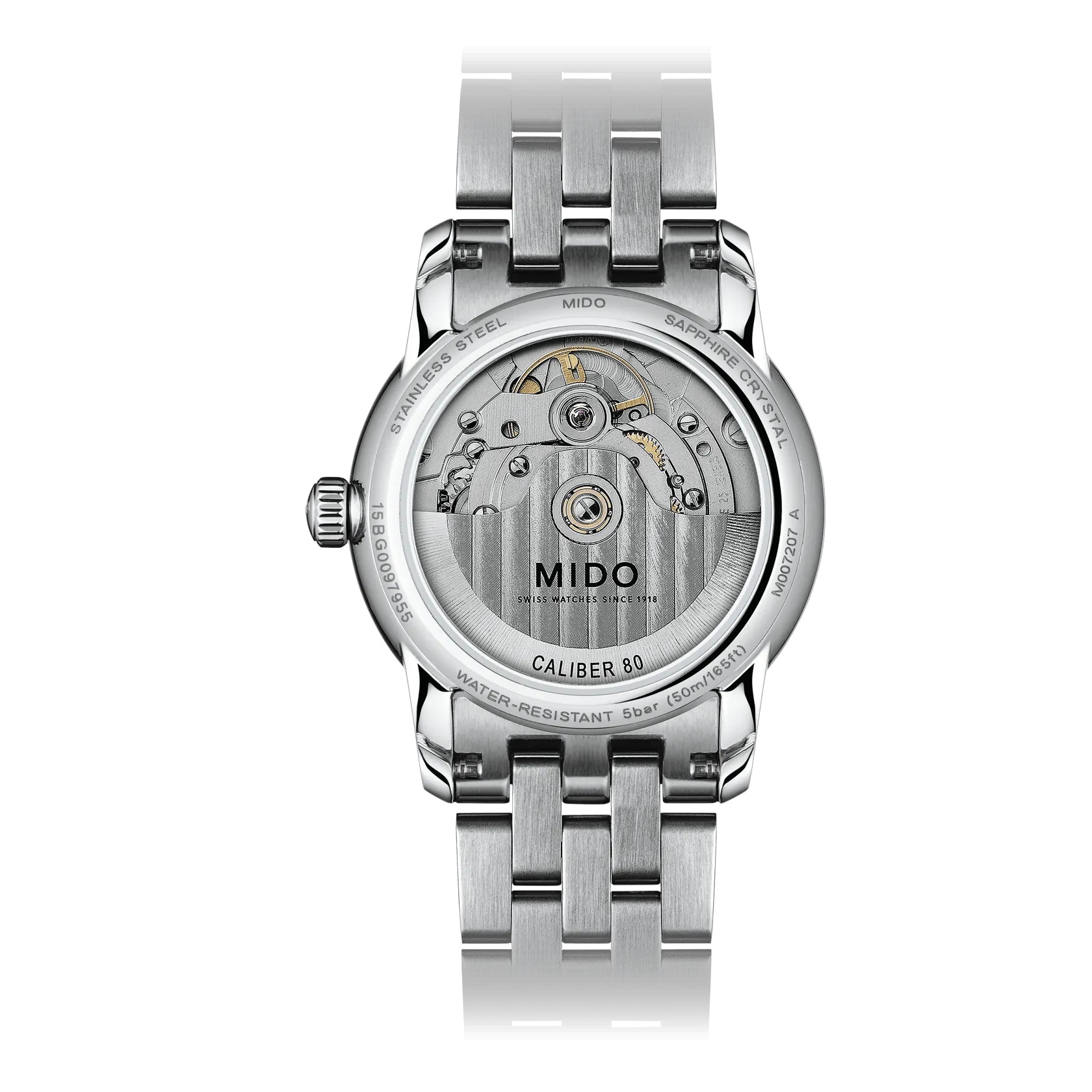 Mido Baroncelli Prisma Otomatik Beyaz Sedef M0072071111600 detay görseli 1
