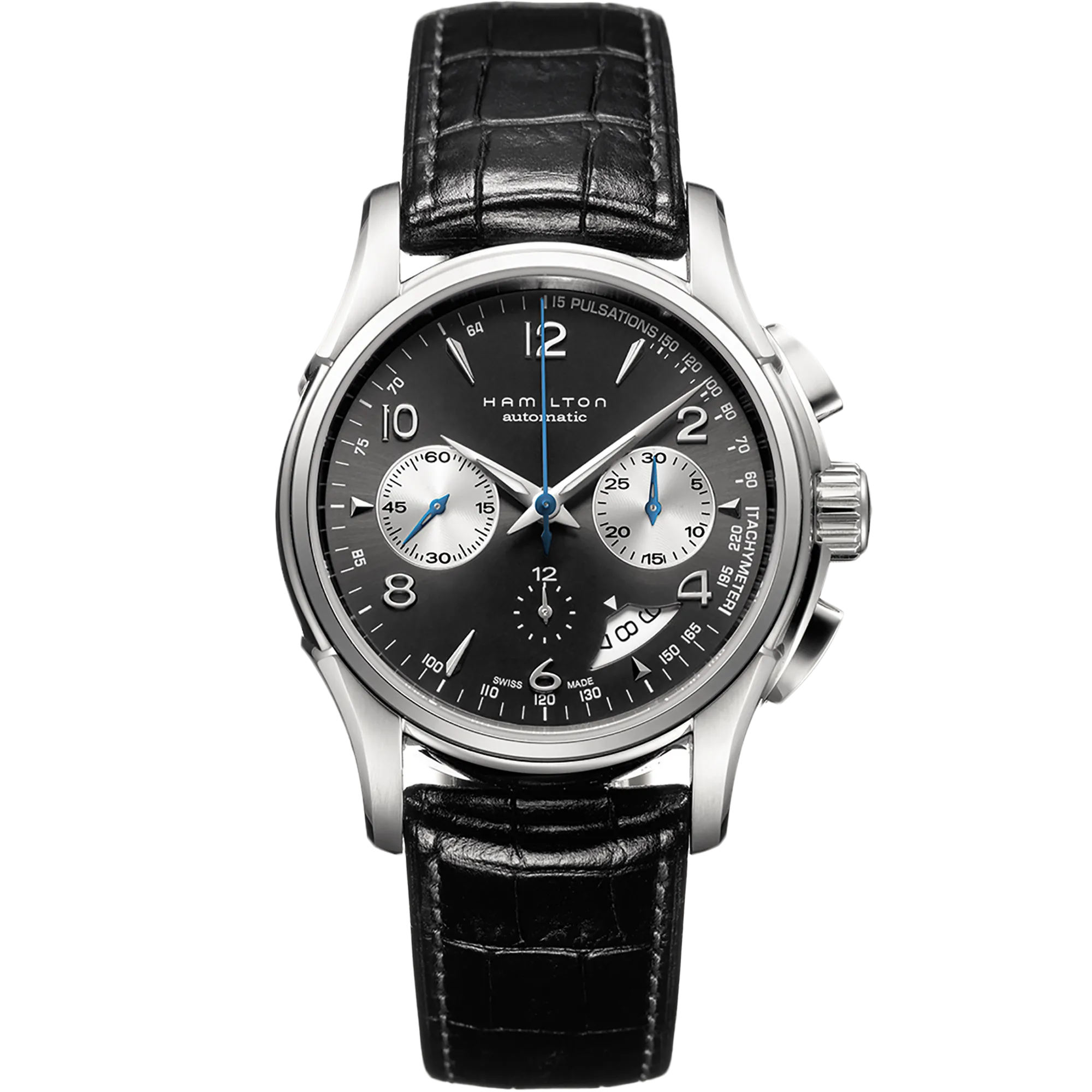 Hamilton Jazzmaster Auto Chrono Otomatik Siyah H32656785 detay görseli 1