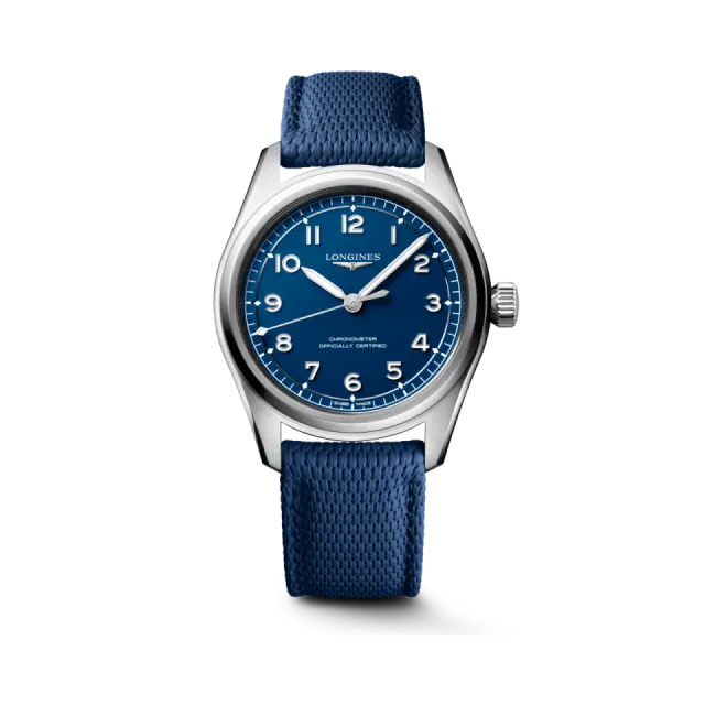 Beğenmek için çift tıkla Longines Spirit Pilot Otomatik Mat Mavi L38094939 Görsel 1