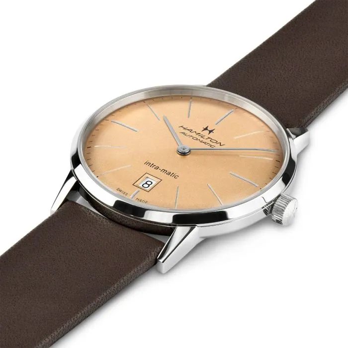 Hamilton American Classic Intra-Matic Auto Şampanya H38455501 detay görseli 2