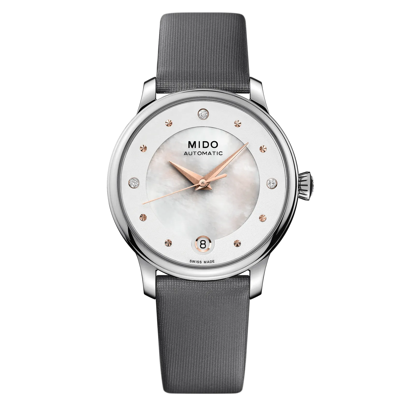 Mido Baroncelli Lady Day & Night Beyaz Sedef M0392071610600 detay görseli 2