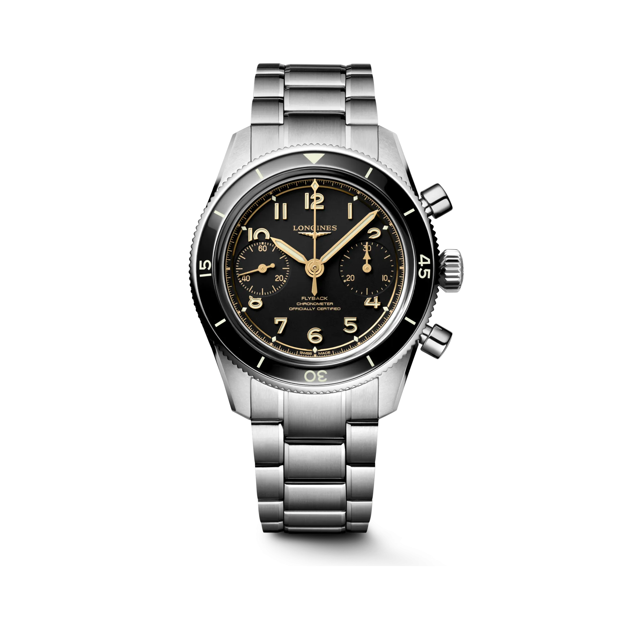 Longines Spirit Pilot Flyback Siyah L37214536