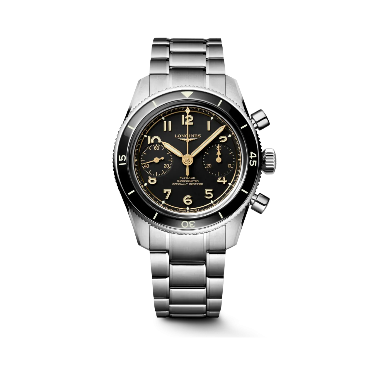 Longines Spirit Pilot Flyback Siyah L37214536