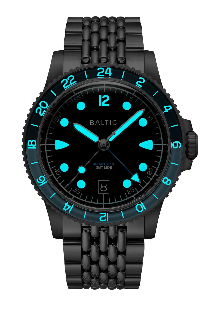 Baltic Aquascaphe GMT MK-II Blue Otomatik detay görseli 3