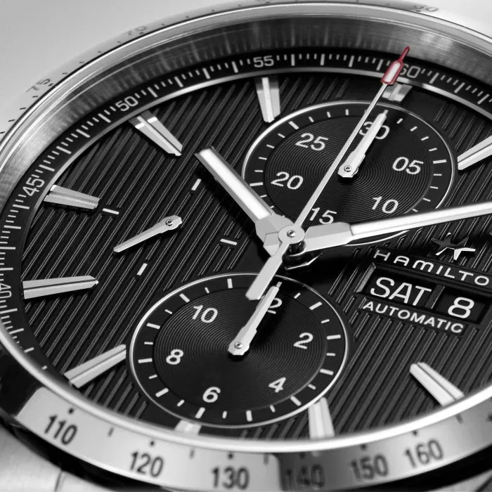 Hamilton Broadway Auto Chrono Otomatik Siyah H43516131 detay görseli 1