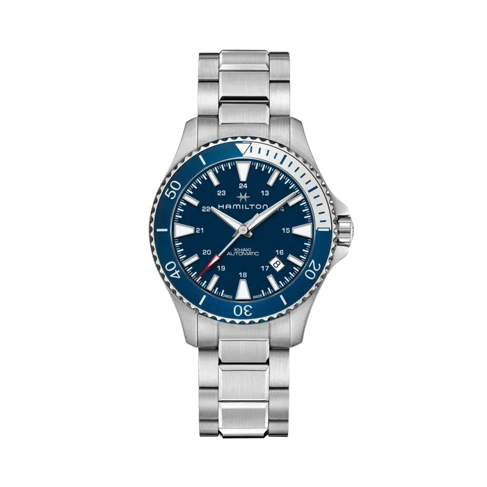 Hamilton Khaki Navy Scuba Auto Otomatik Mavi H82345141