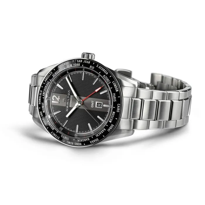 Hamilton Broadway GMT Otomatik Siyah H43725131 detay görseli 3