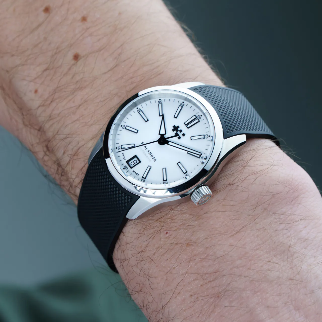 Christopher Ward C63 Sealander Automatic Beyaz C6336ADA4S00W0RK detay görseli 1