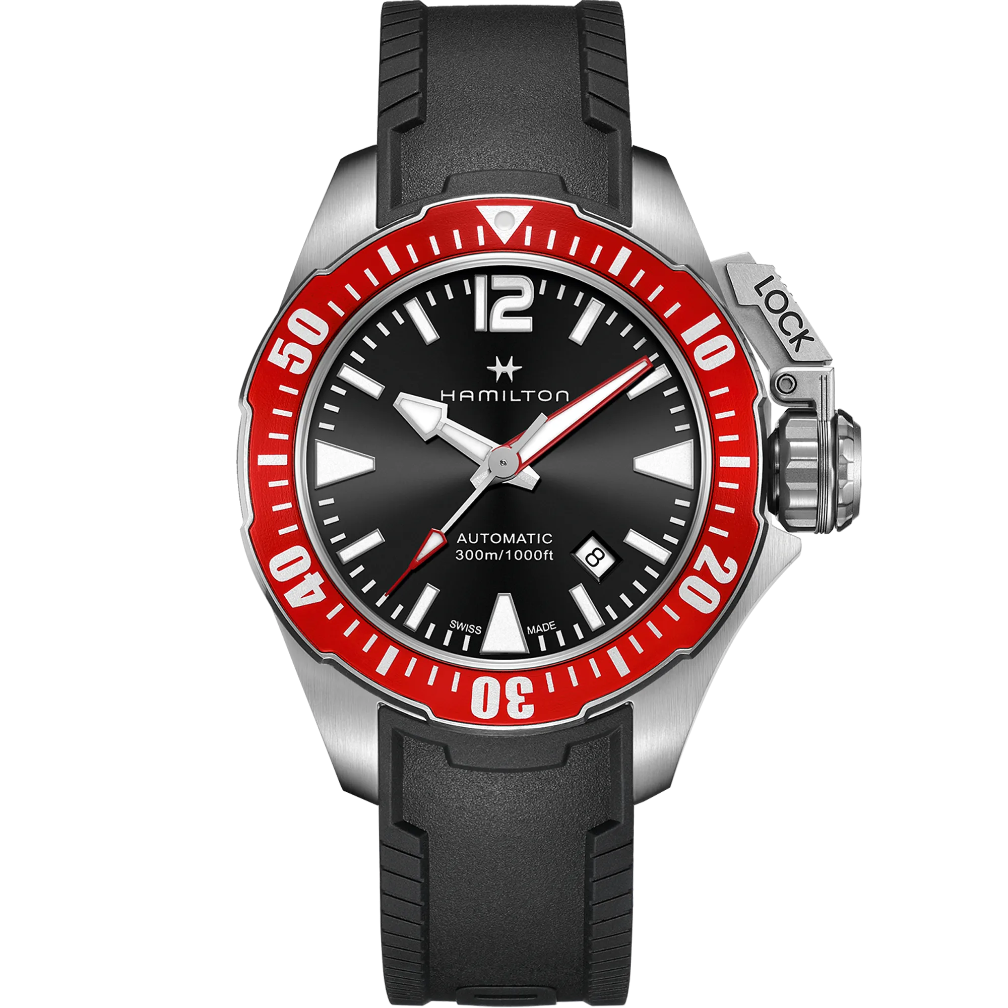 Hamilton Khaki Navy Frogman Auto Black H77725335 detay görseli 1