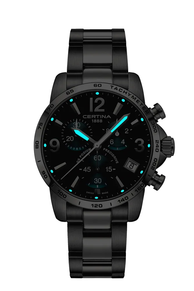 Certina DS Podium Chronograph 1/10 Sec Yeşil C0344171109700 detay görseli 1