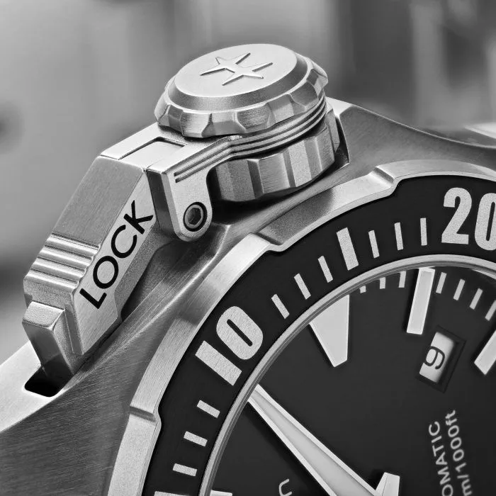 Hamilton Khaki Navy Frogman Auto Black H77605135 detay görseli 2