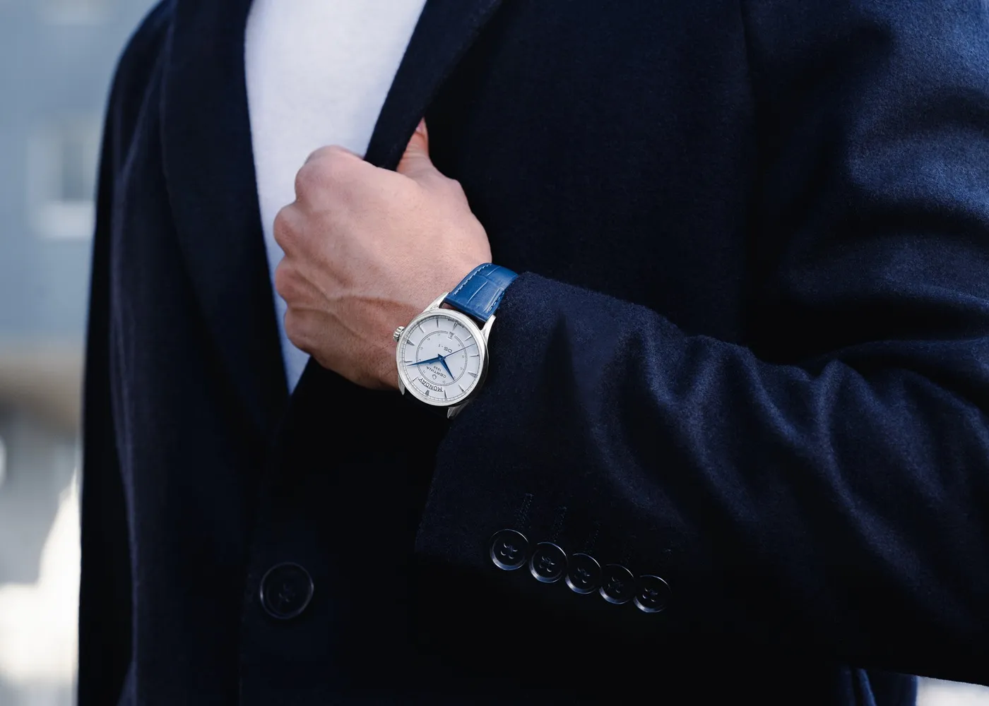 Certina DS-1 Day Date Otomatik Beyaz C0294301601100 detay görseli 5