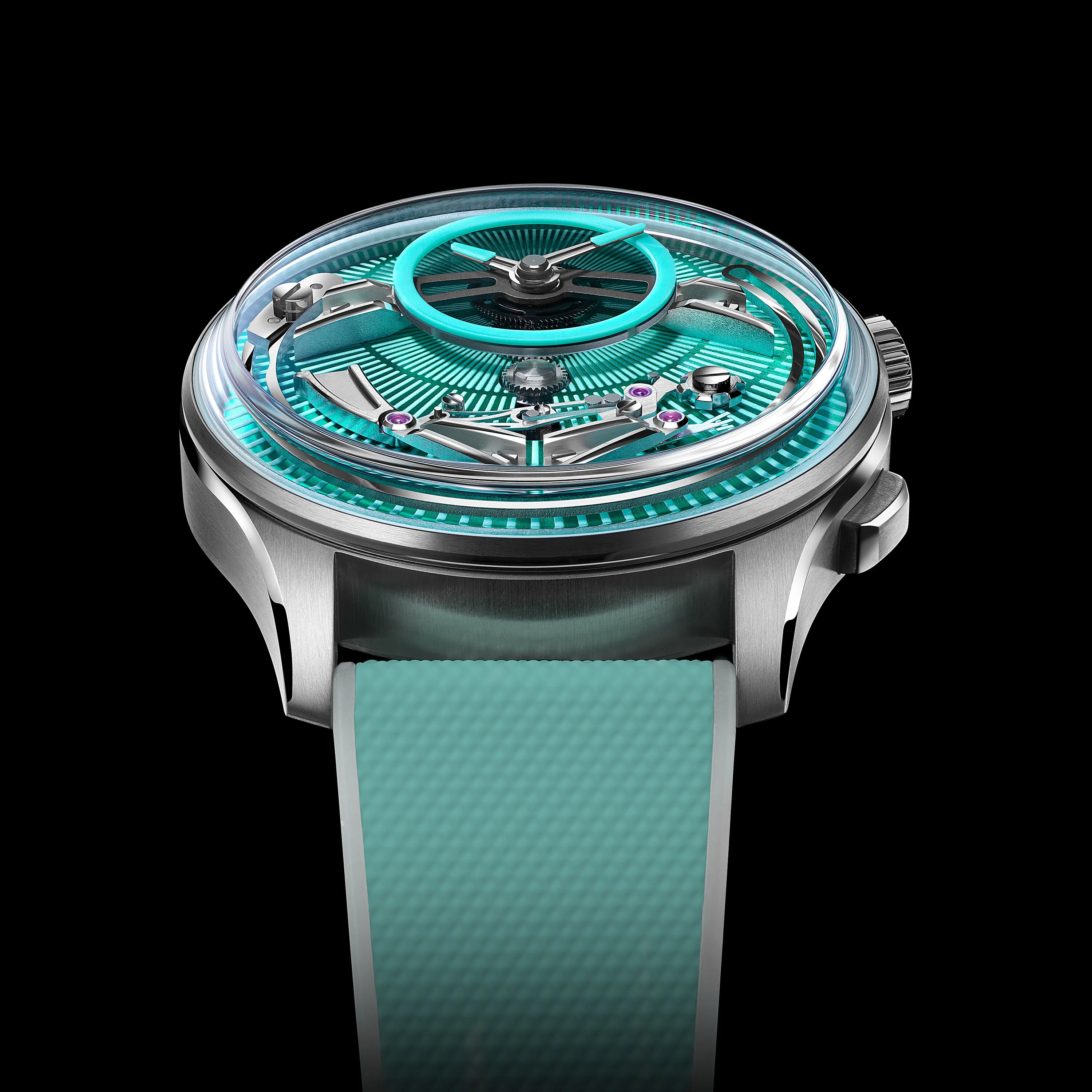 Christopher Ward C1 Bel Canto Lumière Neon Otomatik C0141APT4T00V0RV detay görseli 5