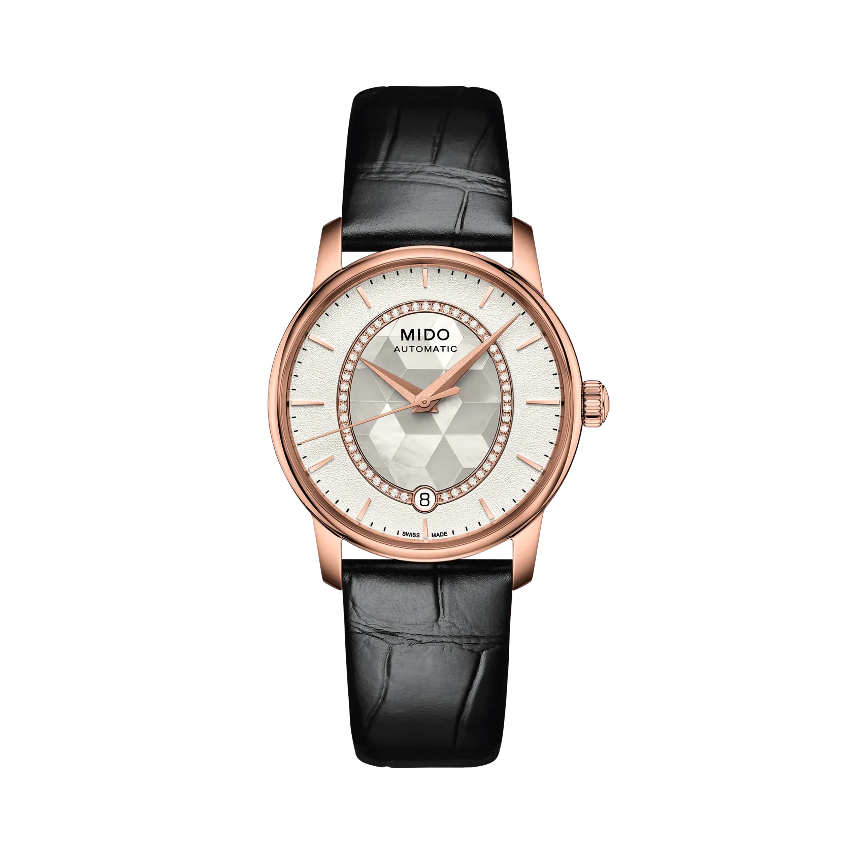 MIDO Baroncelli Prisma Otomatik Beyaz Sedef M0072073611600