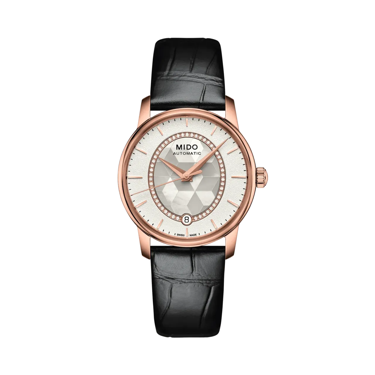 MIDO Baroncelli Prisma Otomatik Beyaz Sedef M0072073611600